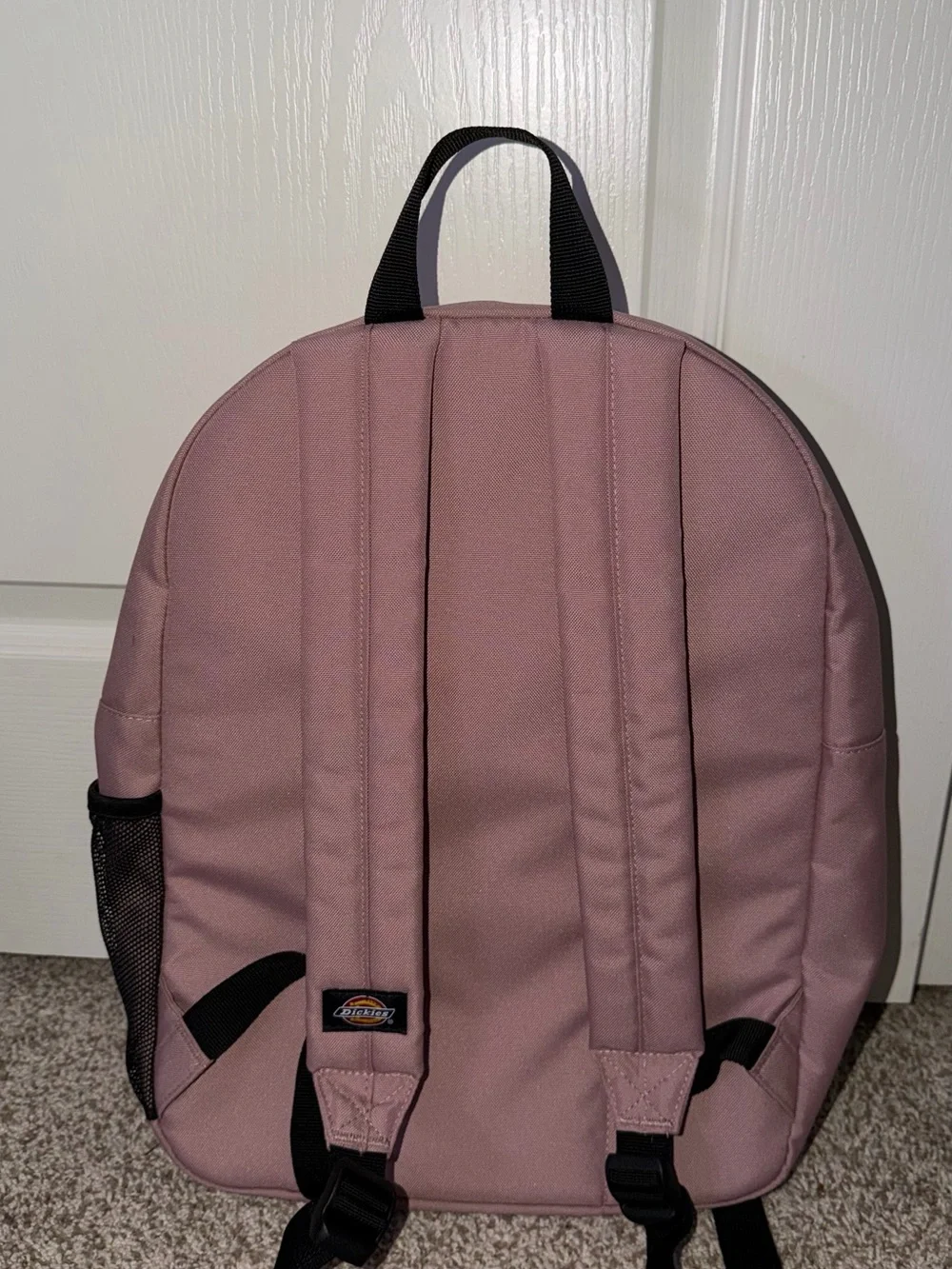 Dickies Dusty Mauve Backpack with Black Trim
